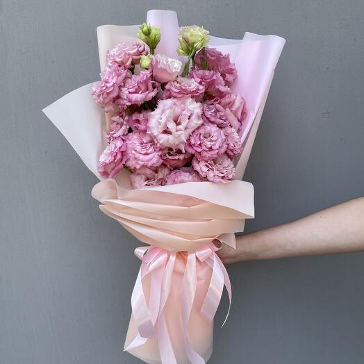 7 pink flowers