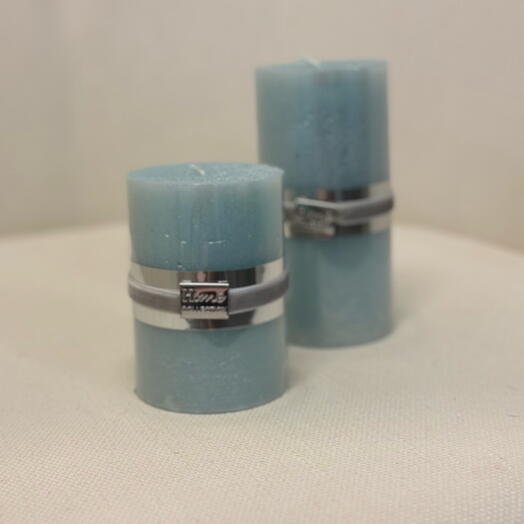 Candle set Blue Laguna