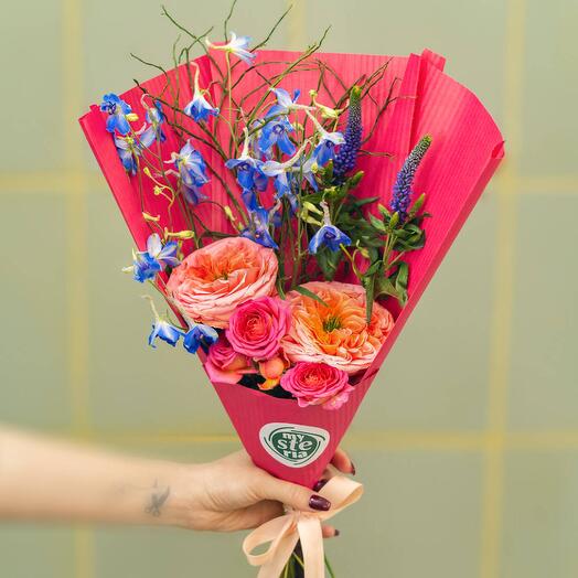 Mandarin X-pression rose   delfinium
