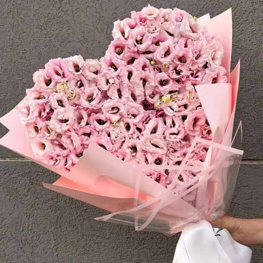 Bouquet pink heart