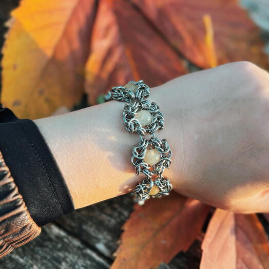 Citrine Bud Bracelet || wrist cuff