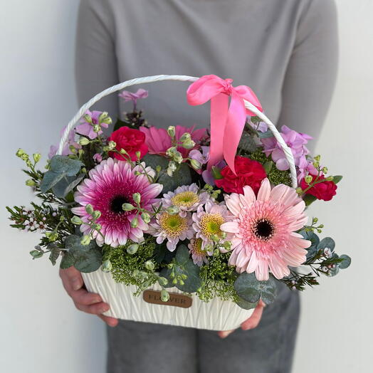 Pink basket