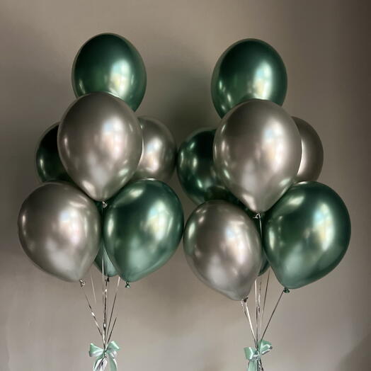 2 balloon bouquets 14pcs