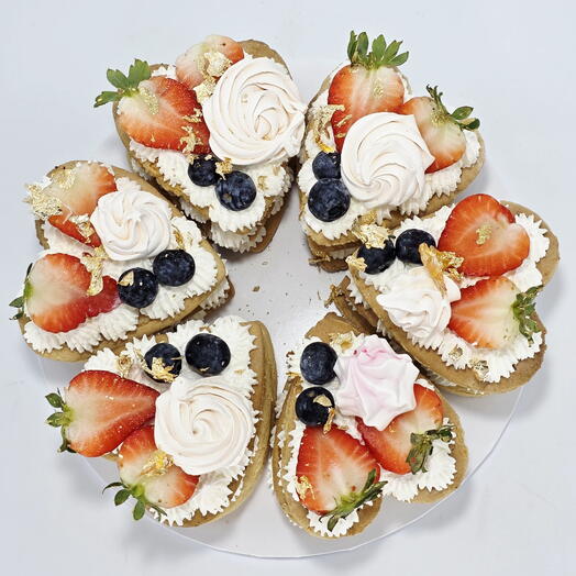 6 heart Biscuit