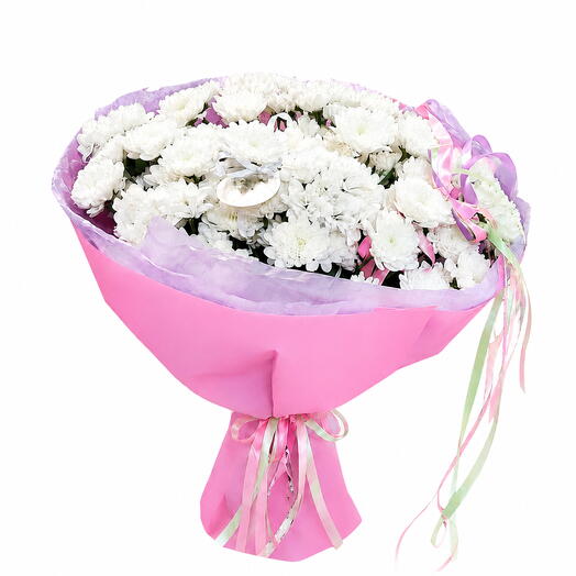 Bouquet of White Chrysanthemums