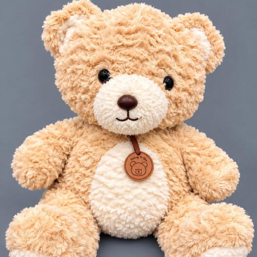 Big Teddy Bear Soft Toy Peach
