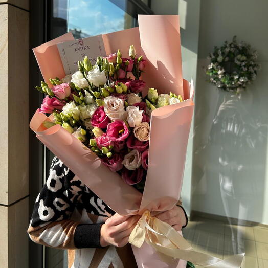 Pink eustoma