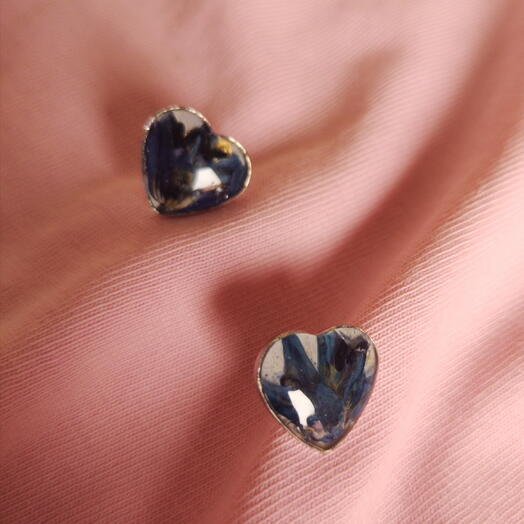 Heart-shaped earrings