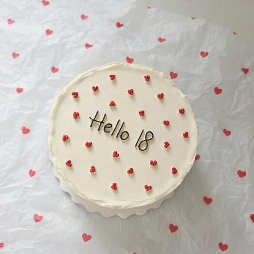 Bento cake "hello, age", No added sugar,  Gluten-free