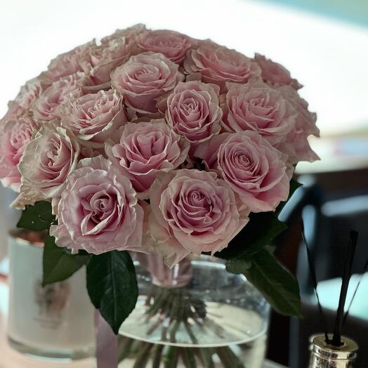 Pink bouquet roses