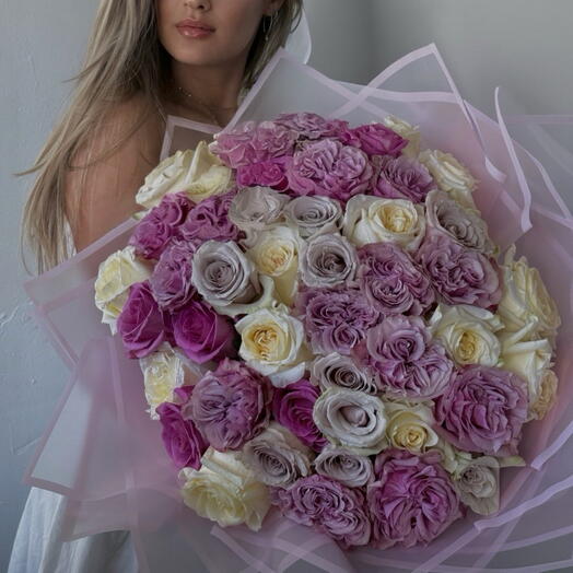 50 Garden Roses Mix