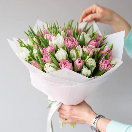 Bouquet Double Tulips