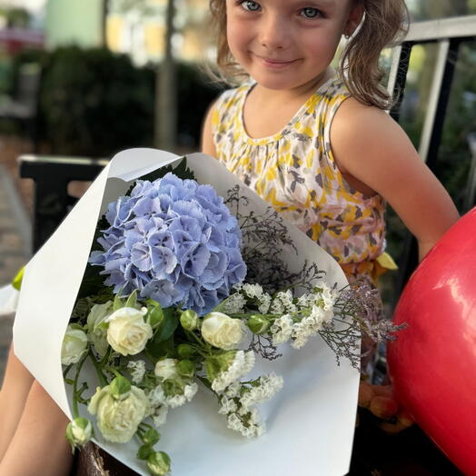 Bouquet con ortensia