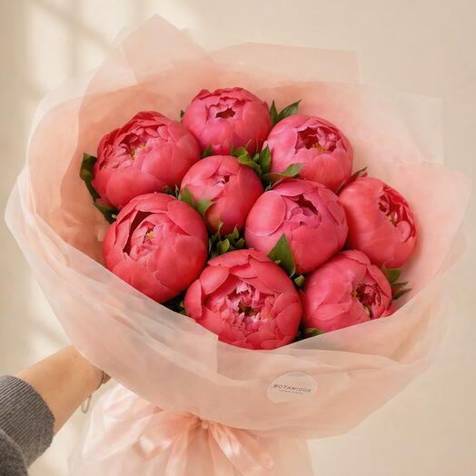 Peonies Coral Charm