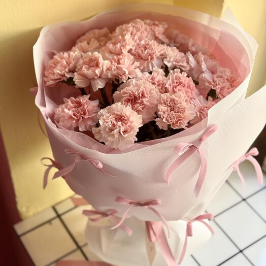 Dianthus with bow