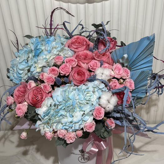 Flowers in a box
