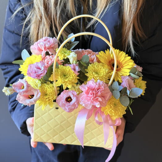 Bolsa con flores