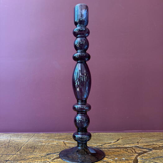 Thin Blue Candle Holder 38cm