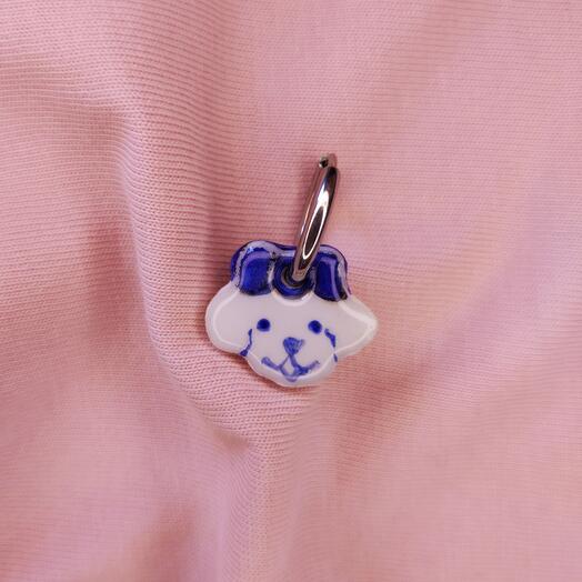 Mono earring "Dog"