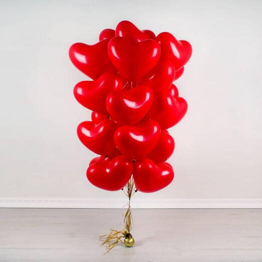 Globos en forma de corazón 15 unidades