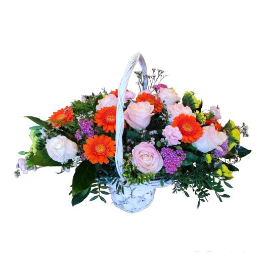 Flowers in a basket