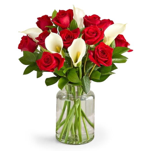 Crimson Calla Elegance Bouquet