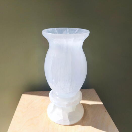 Selenite Crystal Vase
