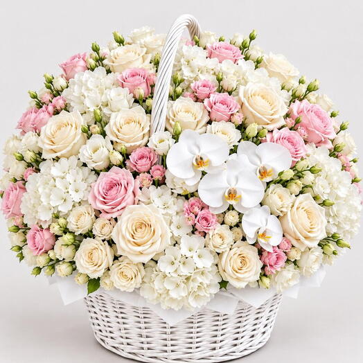 Flower Basket Delicate Luxury