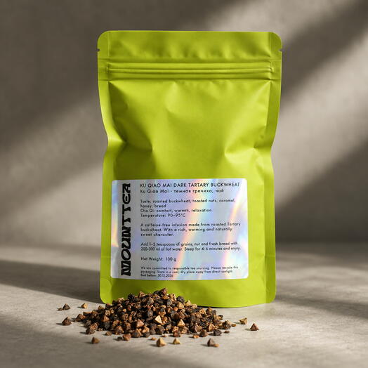 Dark Ku Qiao Mai — Roasted Tartary Buckwheat Tea 100g