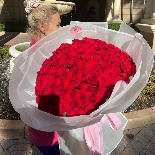100 rose rosse