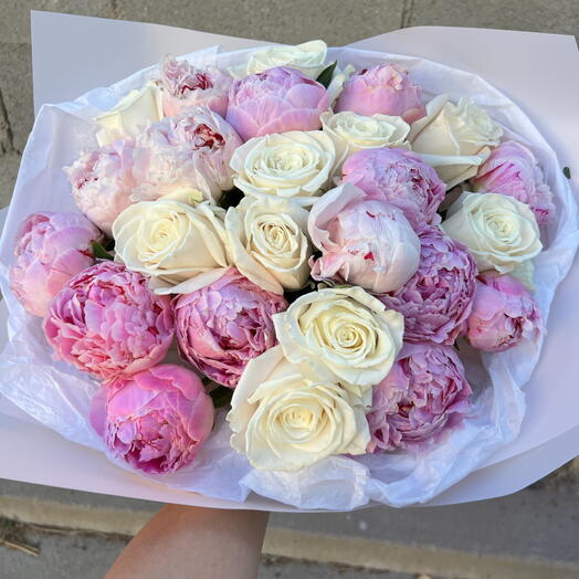 Roses and Peonies