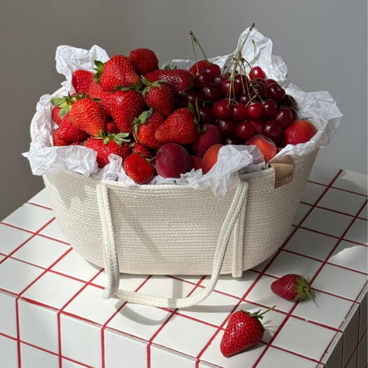 Berry- Cherry Basket