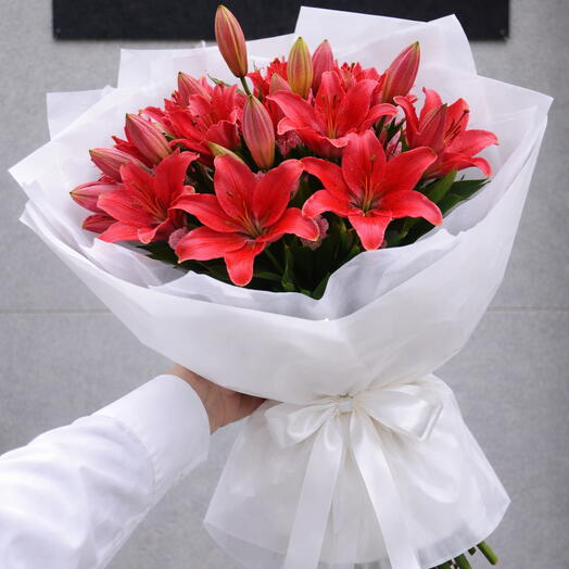 Lilien Rot - 9