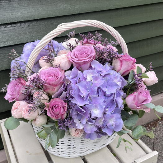 Lavender love basket