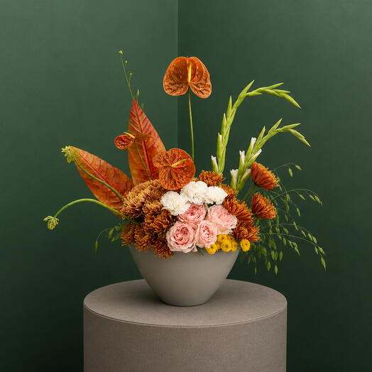Autumn Elegance Vase Arrangement