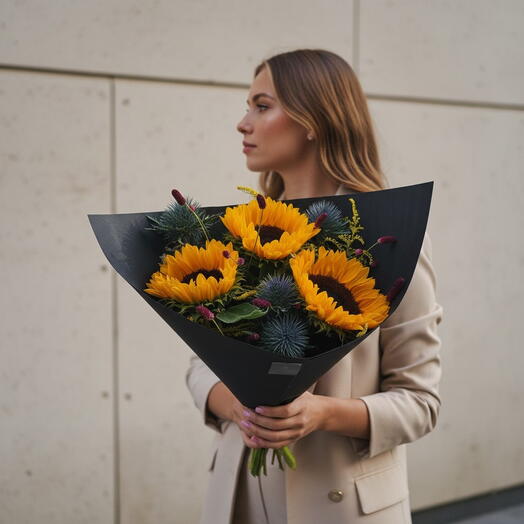 Bouquet "Sun Drama"