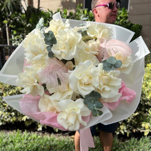 25 open roses