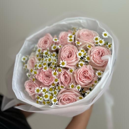 Daisies and roses