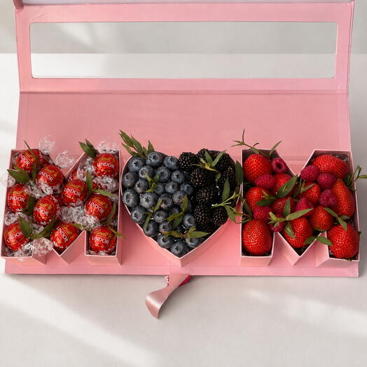 Best Mom Ever – Premium Mixed Berries Gift Box by Fruitify