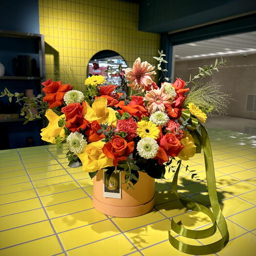 Olivia - Orange and Yellow Arrangement