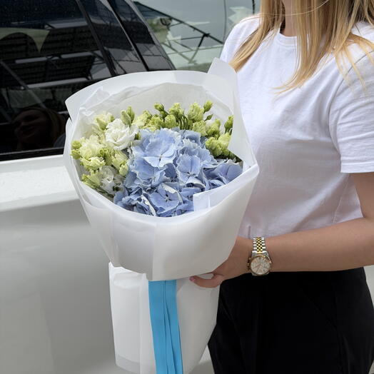 Blue Hydrangea Bouquet