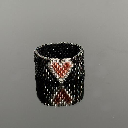 Ring with a heart