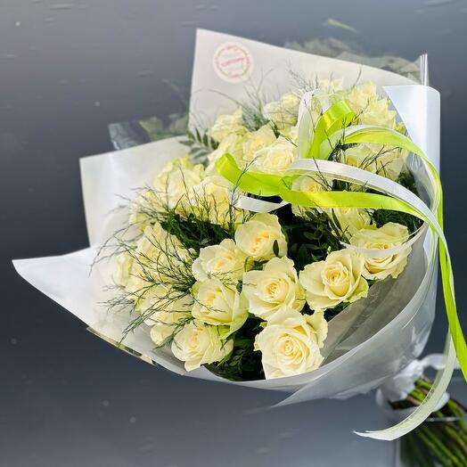 Bouquet of 31 white roses (Holland)