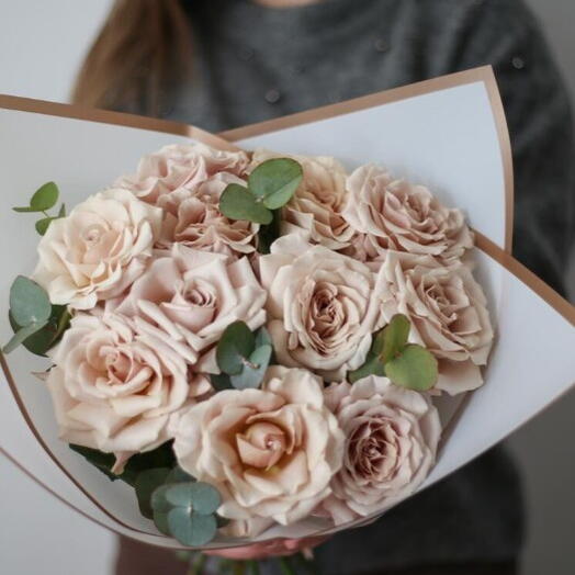 Dozen Powdery Roses