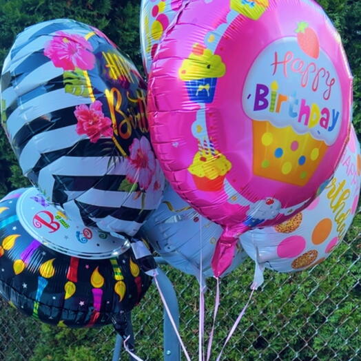 Happy Birthday Balloon Set