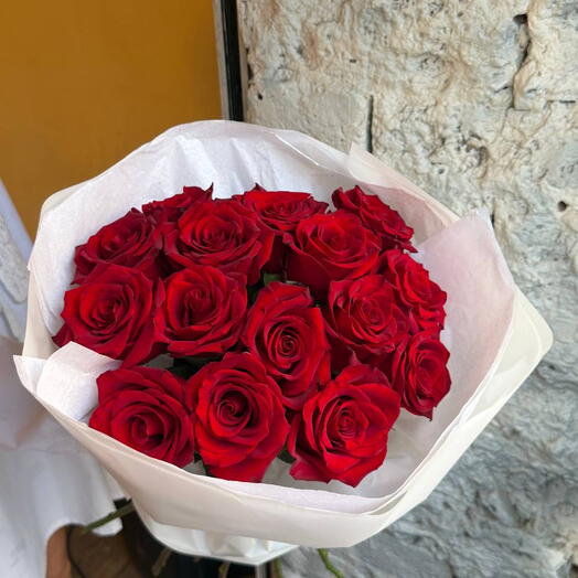 Strauß roter Rosen