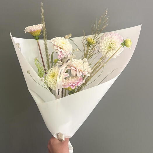 Pastel Dahlia Bouquet