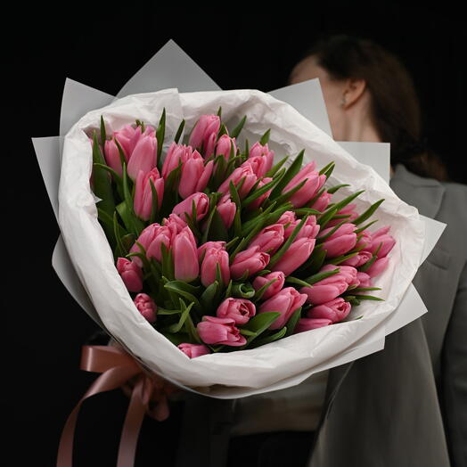 Bouquet of 51 tulips