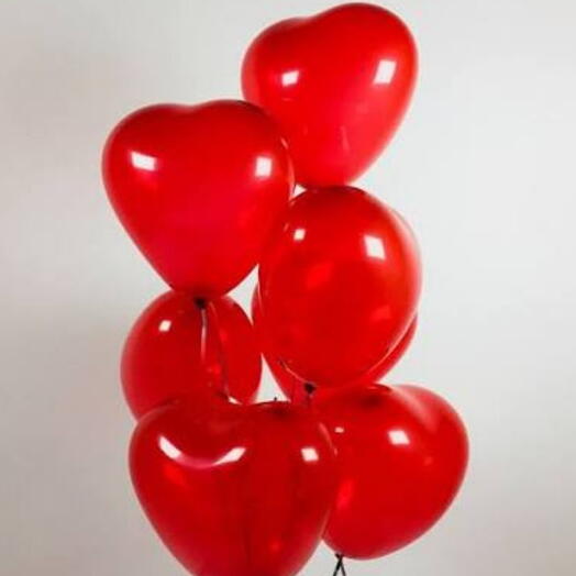 Globos de látex con forma de corazón 7 uds