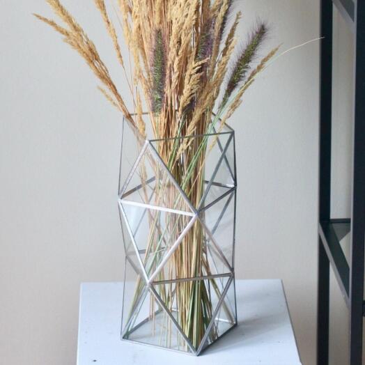 Handmade glass vase